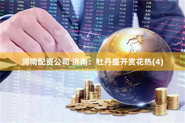 河南配资公司 济南：牡丹盛开赏花热(4)